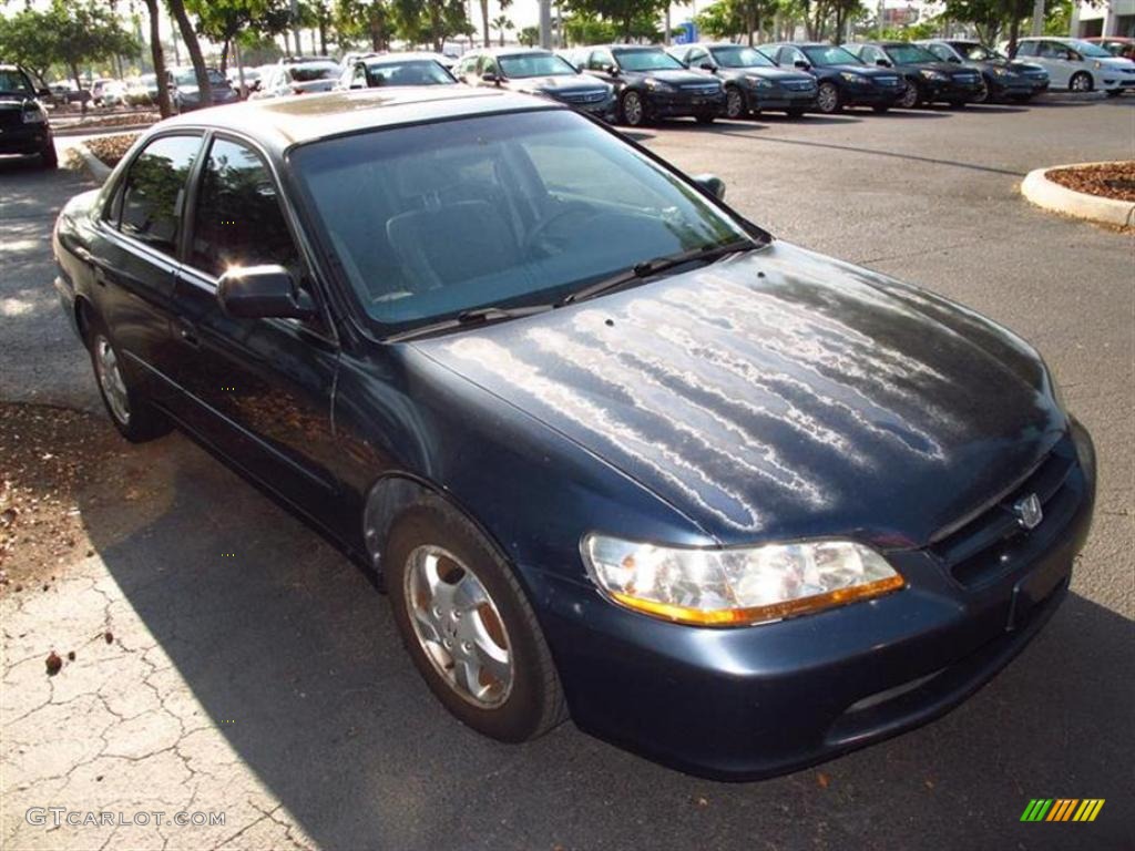 1998 Accord EX Sedan - Teal Blue Pearl / Gray photo #1