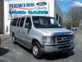 2010 Ingot Silver Metallic Ford E Series Van E350 XLT Passenger Extended  photo #7