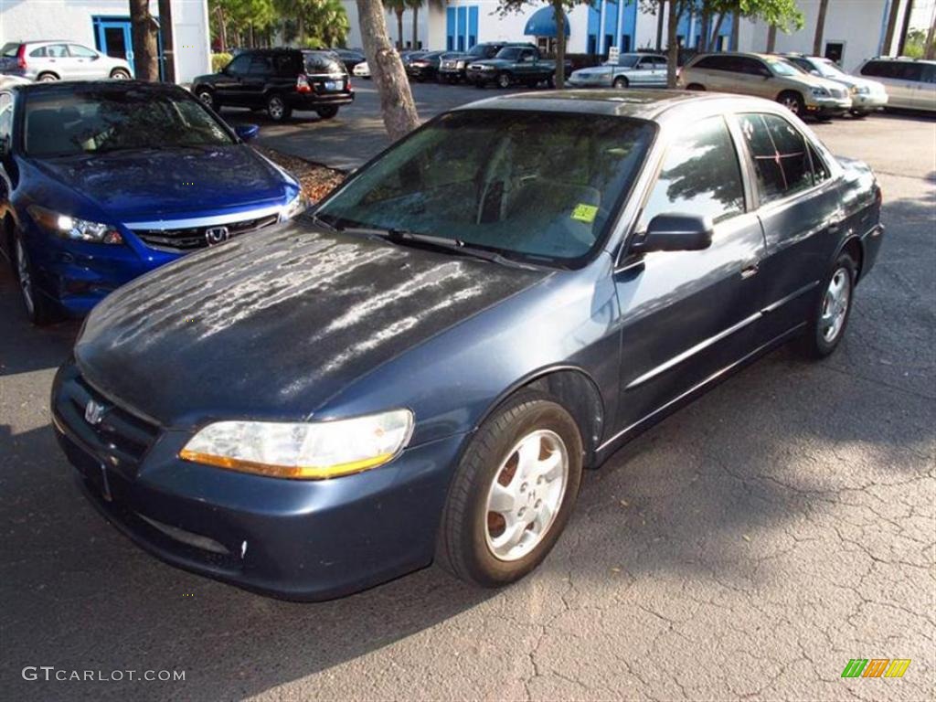 1998 Accord EX Sedan - Teal Blue Pearl / Gray photo #4