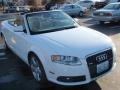 Ibis White - A4 2.0T quattro Cabriolet Photo No. 3