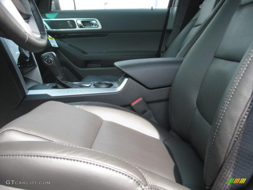 Charcoal Black Interior 2011 Ford Explorer XLT 4WD Photo #48079182