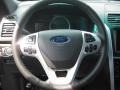 Charcoal Black 2011 Ford Explorer XLT 4WD Steering Wheel