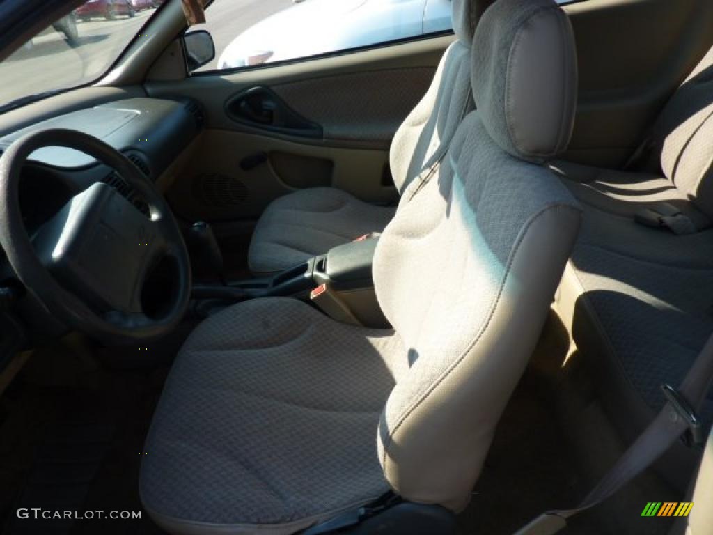 1996 Cavalier Coupe - Bright Aqua Metallic / Beige photo #8