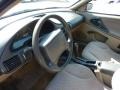 Beige 1996 Chevrolet Cavalier Coupe Interior Color