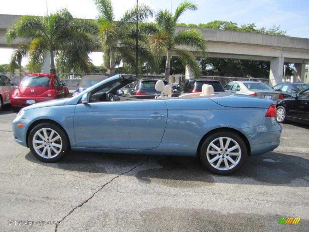 Eismeer Blue Metallic 2008 Volkswagen Eos 2.0T Exterior Photo #48079572