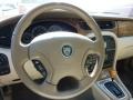 2002 Jaguar X-Type Tan Interior Steering Wheel Photo