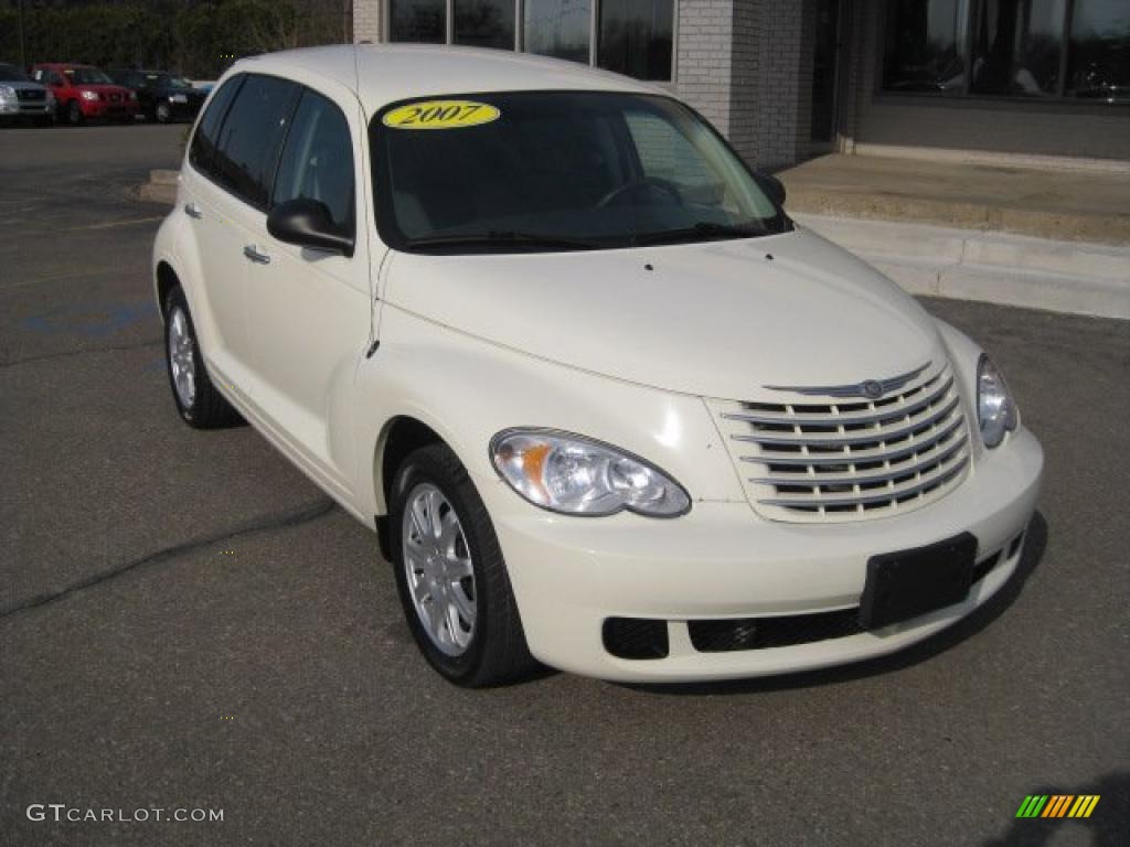 2007 PT Cruiser Touring - Cool Vanilla White / Pastel Slate Gray photo #1
