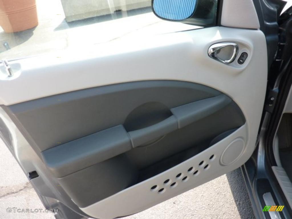 2008 Chrysler PT Cruiser Limited Turbo Pastel Slate Gray Door Panel Photo #48080052