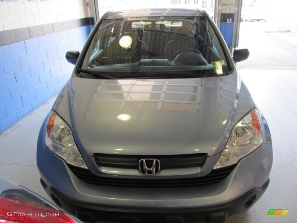 2008 CR-V LX 4WD - Glacier Blue Metallic / Gray photo #4