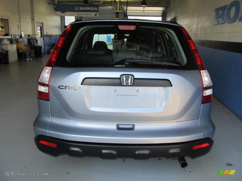 2008 CR-V LX 4WD - Glacier Blue Metallic / Gray photo #6