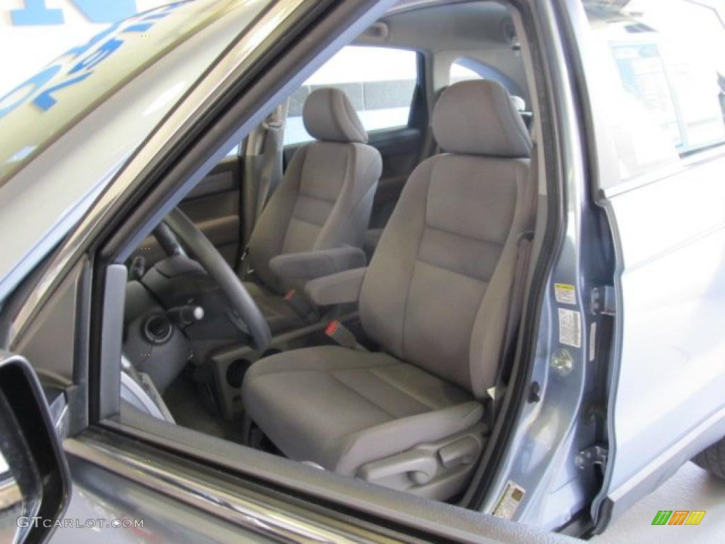 2008 CR-V LX 4WD - Glacier Blue Metallic / Gray photo #9