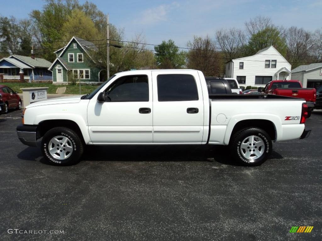 2004 Silverado 1500 Z71 Crew Cab 4x4 - Summit White / Dark Charcoal photo #1