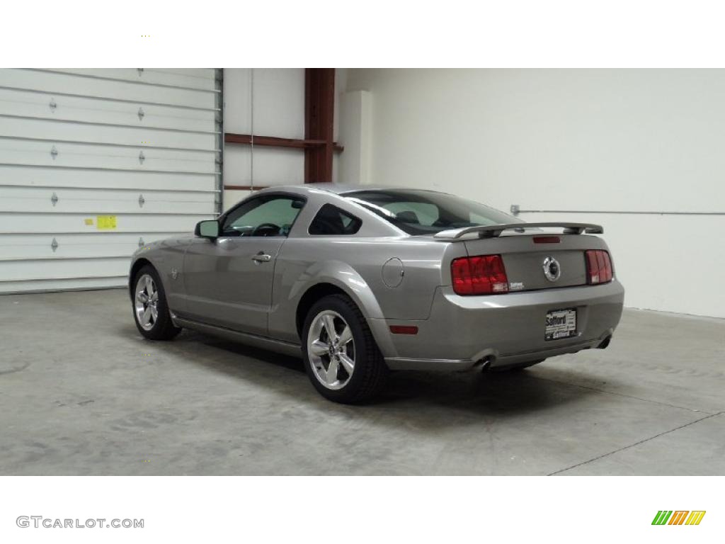 2009 Mustang GT Premium Coupe - Vapor Silver Metallic / Dark Charcoal photo #6