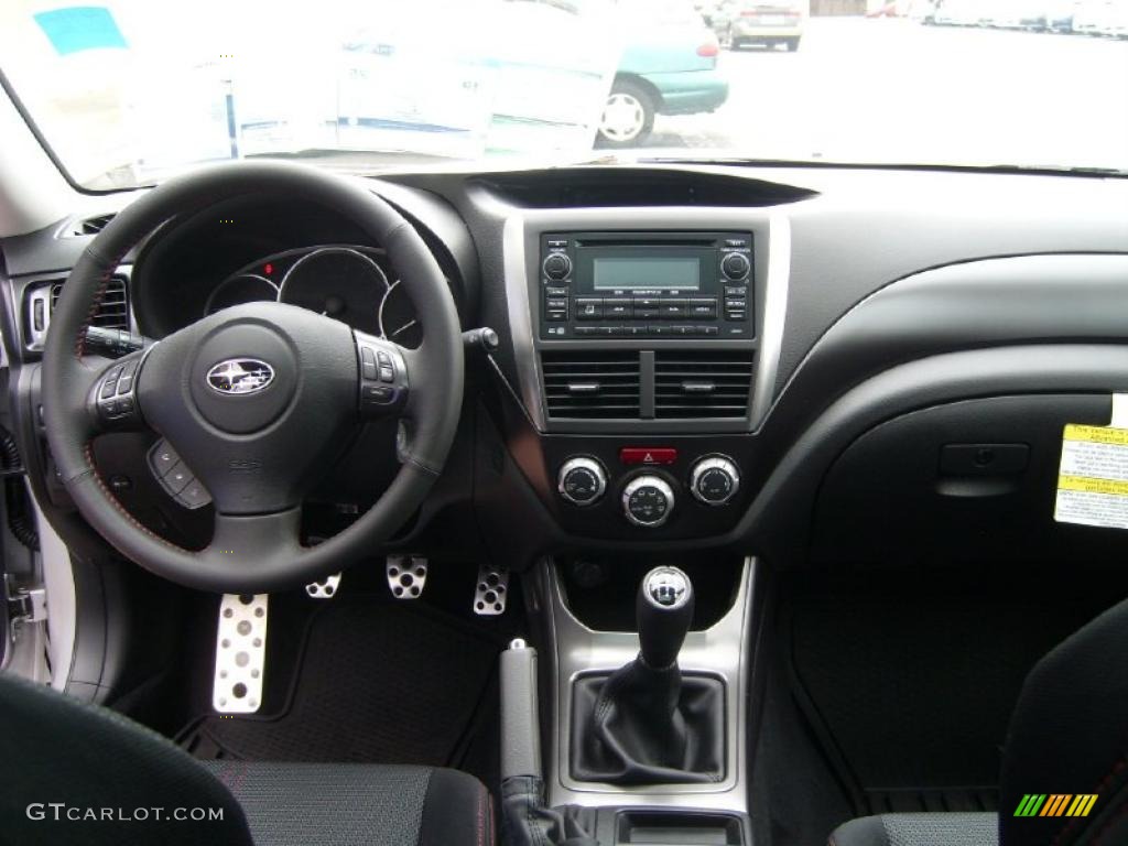 2011 Subaru Impreza WRX Sedan Carbon Black Dashboard Photo #48081837