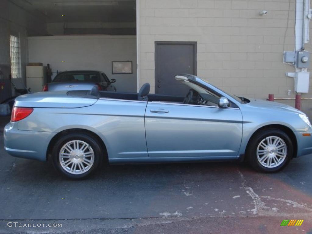 Clearwater Blue Pearl 2009 Chrysler Sebring Touring Convertible Exterior Photo #48081897