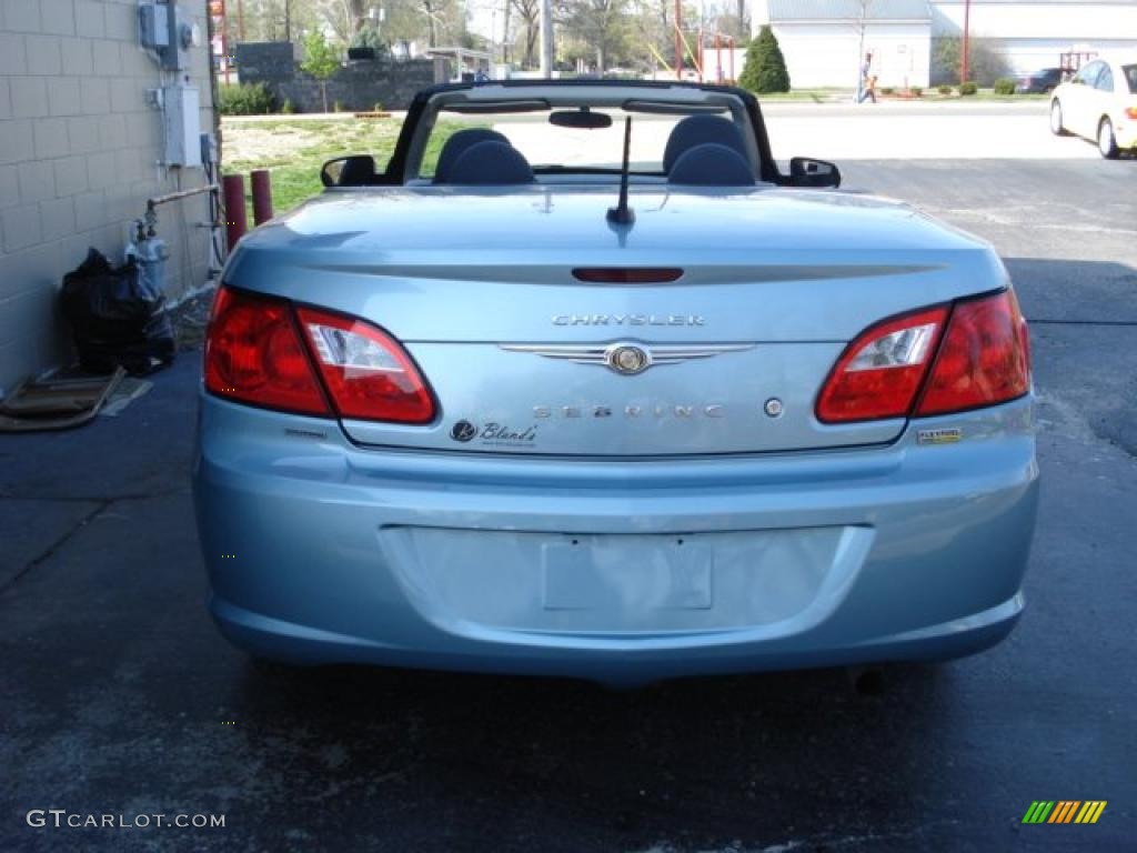 Clearwater Blue Pearl 2009 Chrysler Sebring Touring Convertible Exterior Photo #48081930