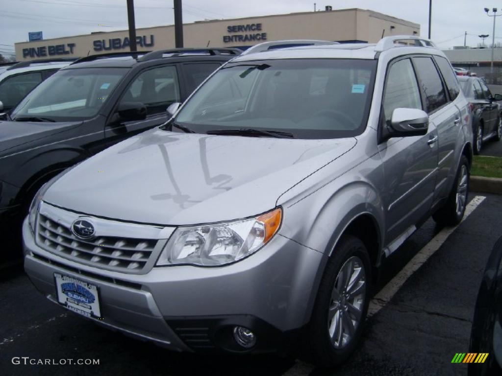 2011 Forester 2.5 X Touring - Spark Silver Metallic / Black photo #1