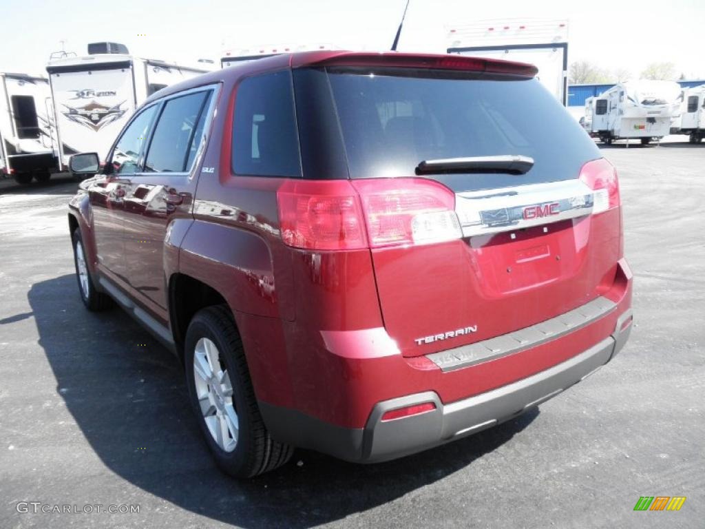 2011 Terrain SLE - Merlot Jewel Metallic / Jet Black photo #14