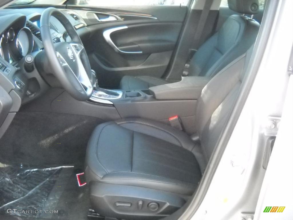 Ebony Interior 2011 Buick Regal CXL Photo #48082767