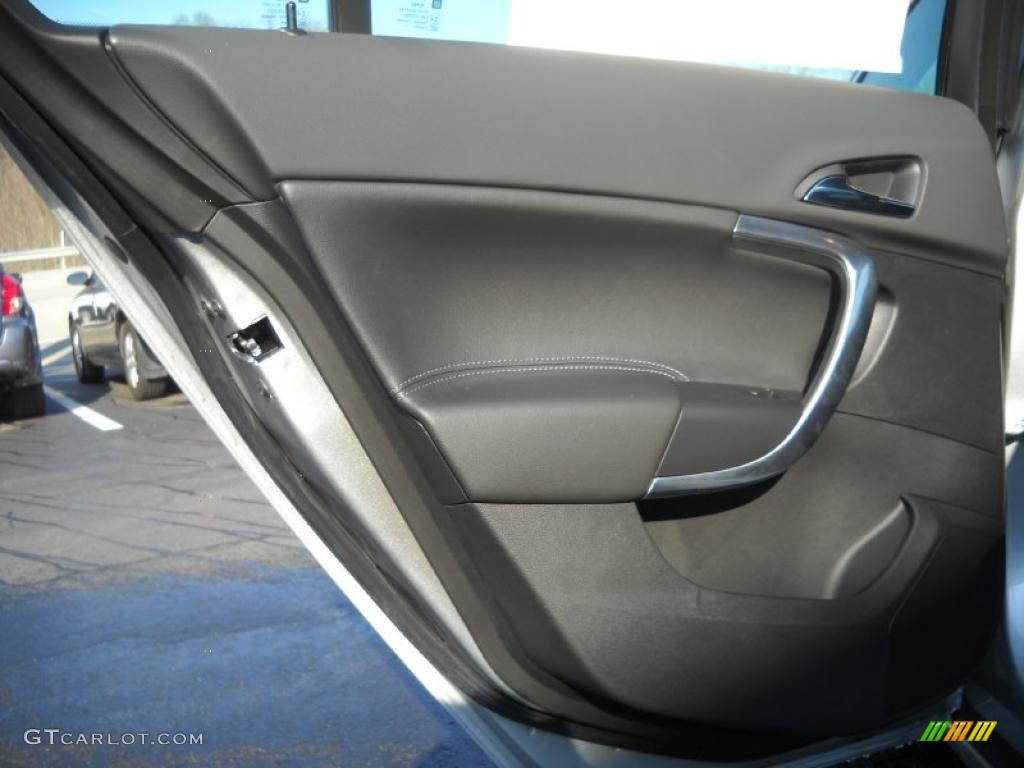 2011 Buick Regal CXL Ebony Door Panel Photo #48082848