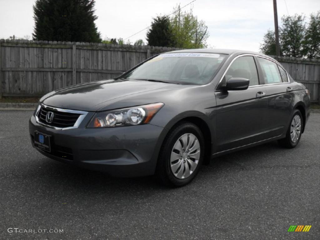 2010 Accord LX Sedan - Polished Metal Metallic / Gray photo #1
