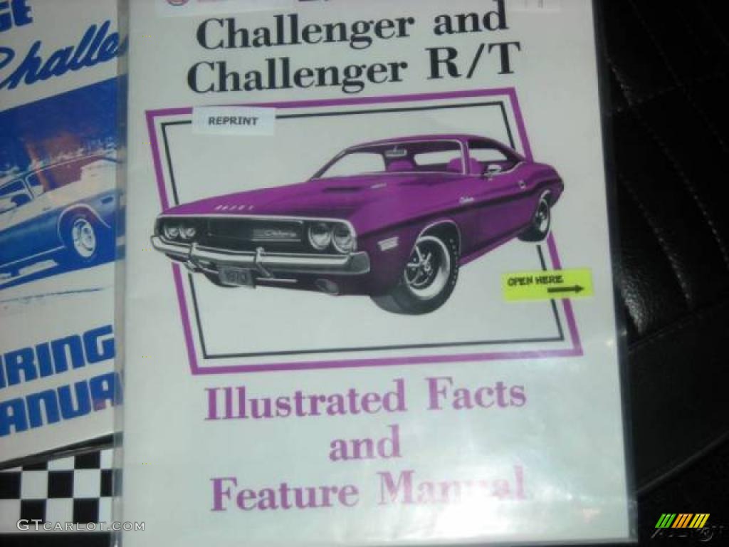 1970 Dodge Challenger R/T Coupe Books/Manuals Photo #48083364