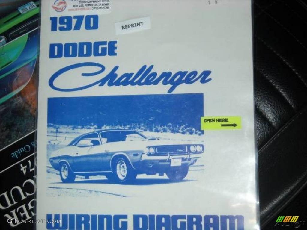 1970 Dodge Challenger R/T Coupe Books/Manuals Photo #48083406