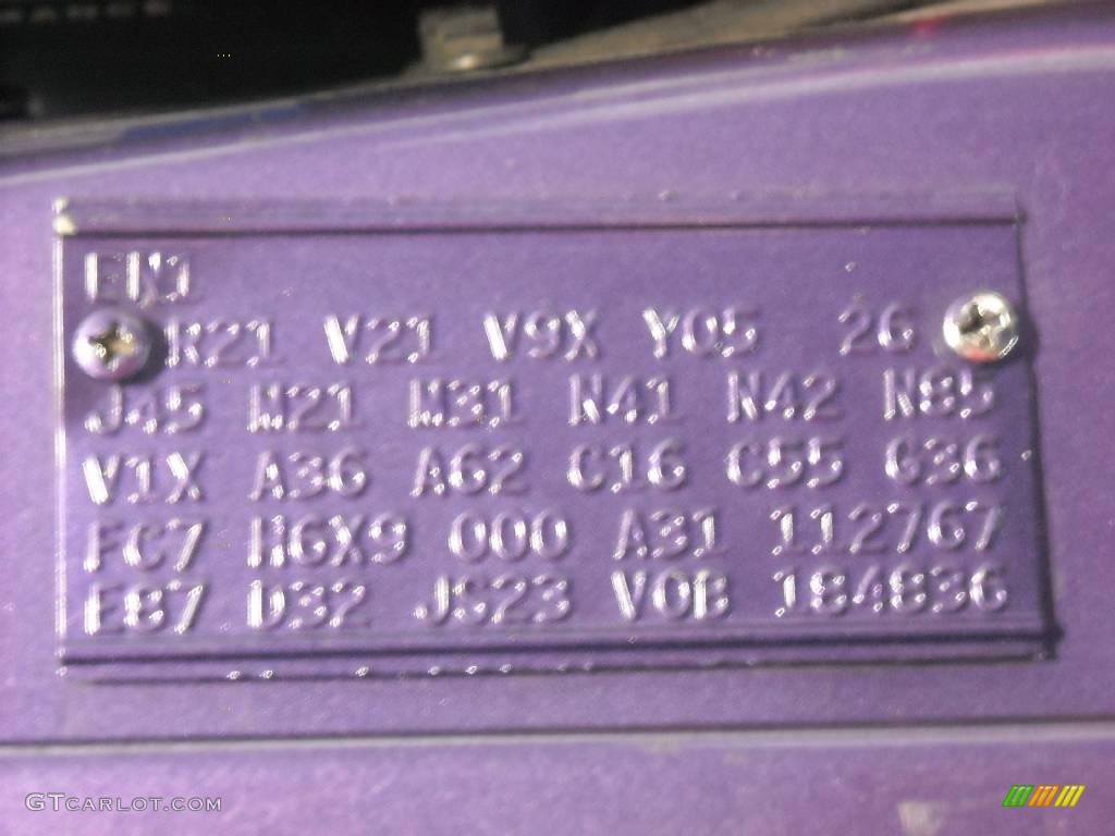 1970 Dodge Challenger R/T Coupe Info Tag Photo #48083436