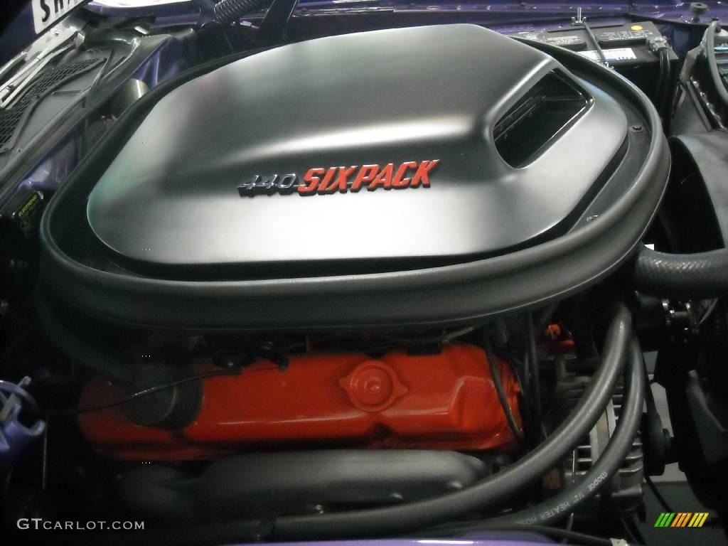 1970 Dodge Challenger R/T Coupe 440 Sixpack OHV 16-Valve V8 Engine Photo #48083457