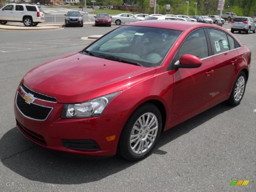 Crystal Red Metallic Tintcoat 2011 Chevrolet Cruze ECO Exterior Photo #48084804