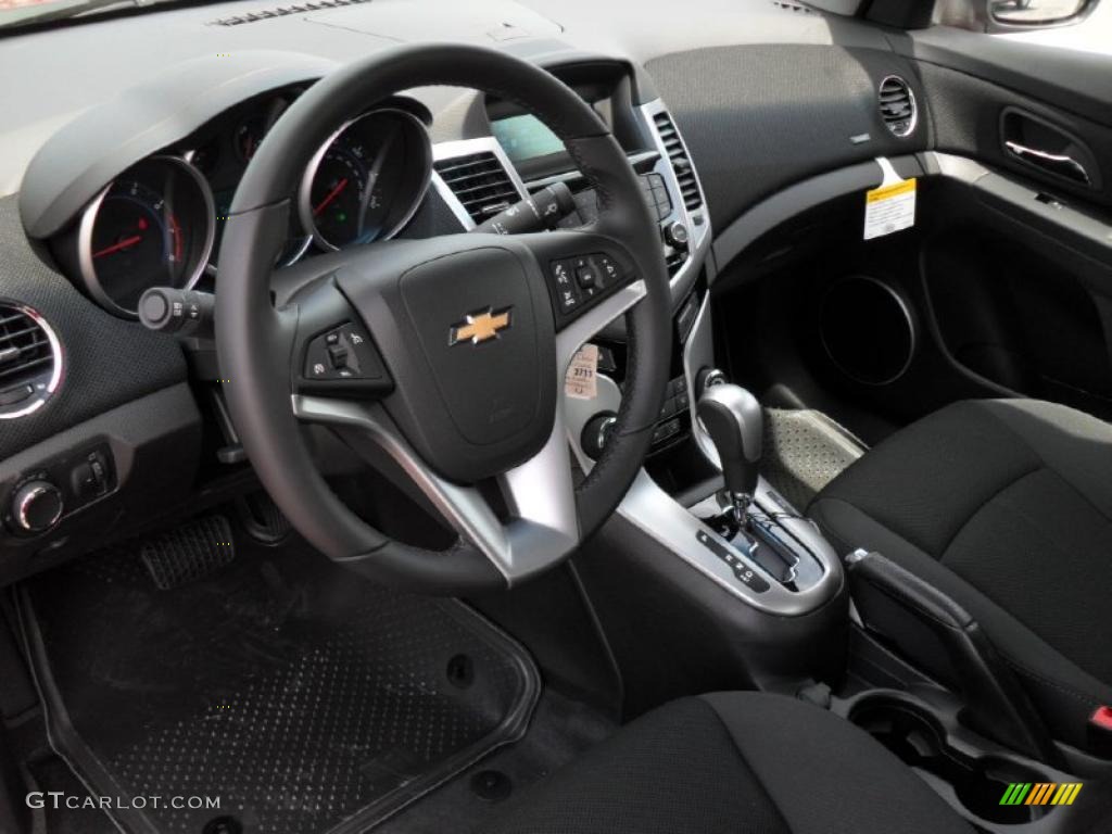 Jet Black Interior 2011 Chevrolet Cruze ECO Photo #48085152
