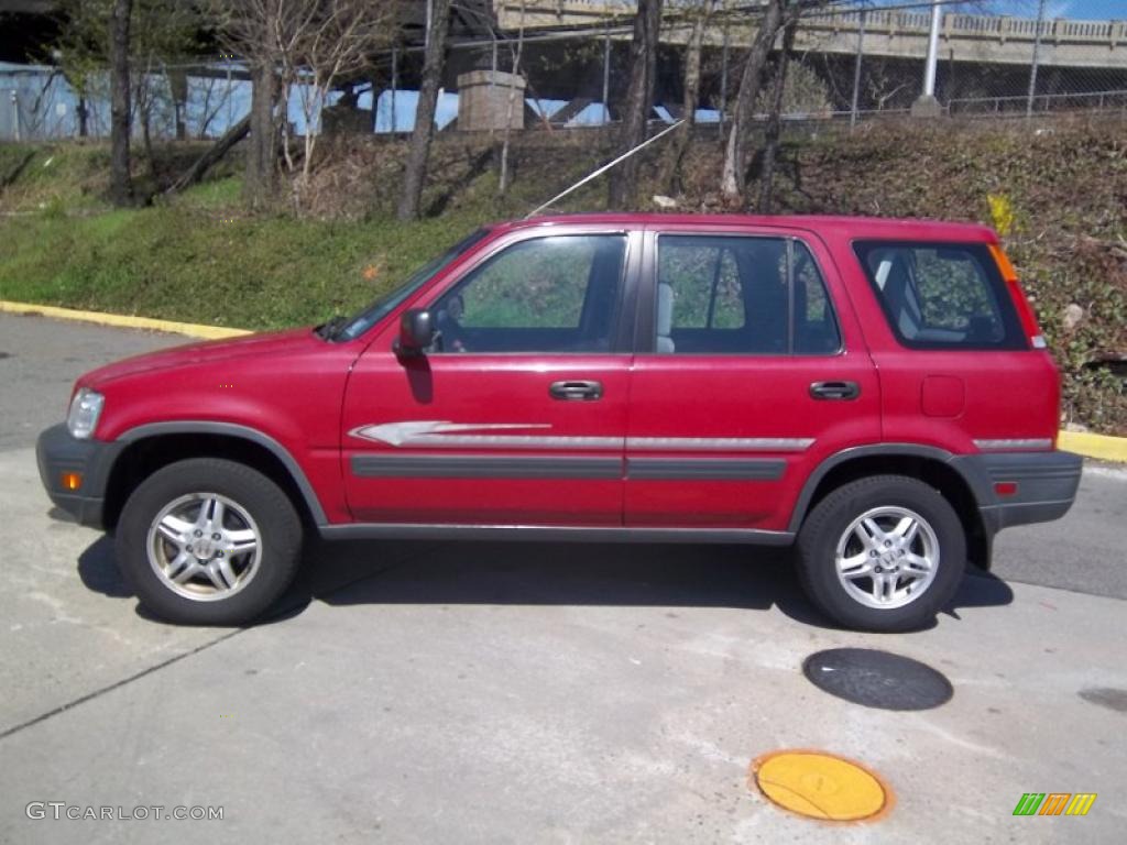 1997 CR-V LX 4WD - San Marino Red / Charcoal photo #2