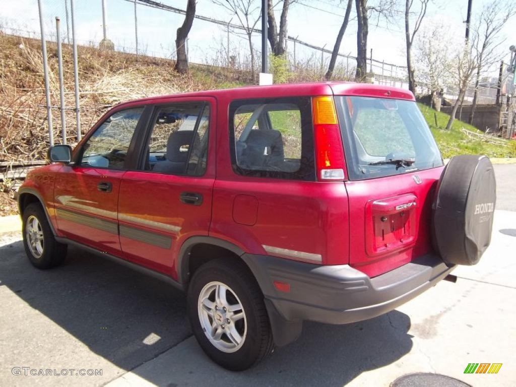 1997 CR-V LX 4WD - San Marino Red / Charcoal photo #5