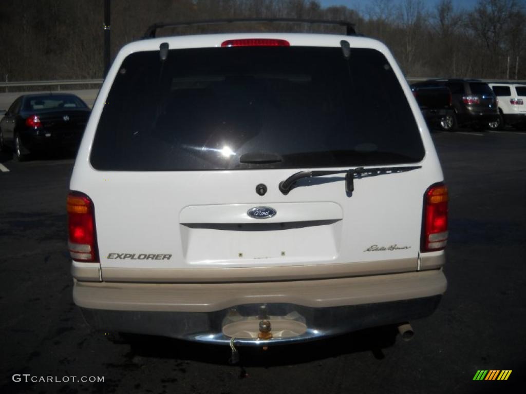 1999 Explorer Eddie Bauer 4x4 - Oxford White / Medium Prairie Tan photo #11