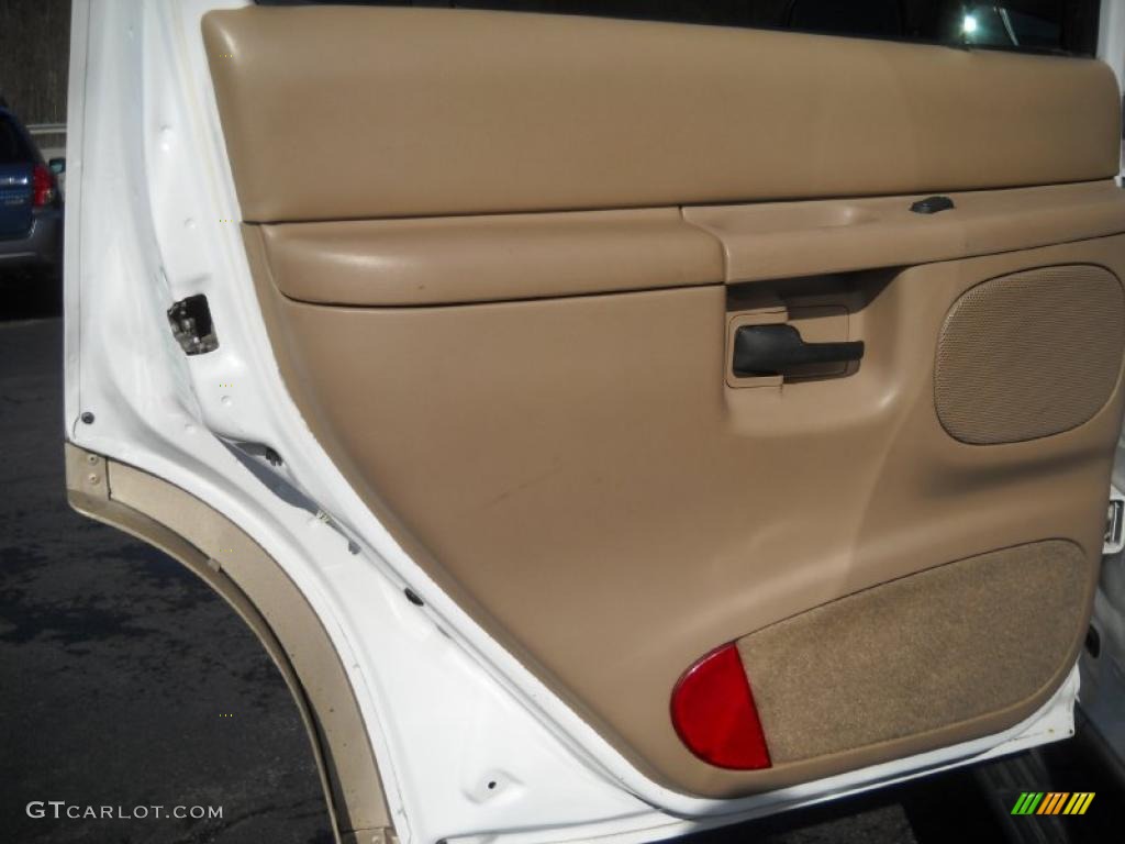 1999 Explorer Eddie Bauer 4x4 - Oxford White / Medium Prairie Tan photo #14