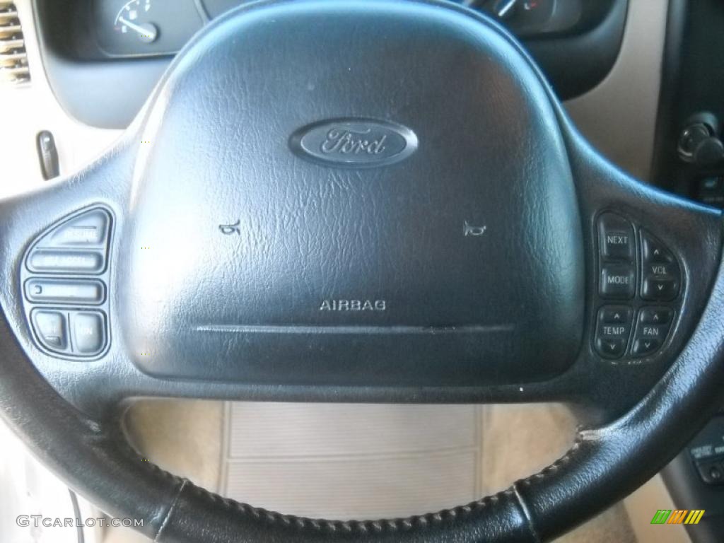 1999 Explorer Eddie Bauer 4x4 - Oxford White / Medium Prairie Tan photo #19