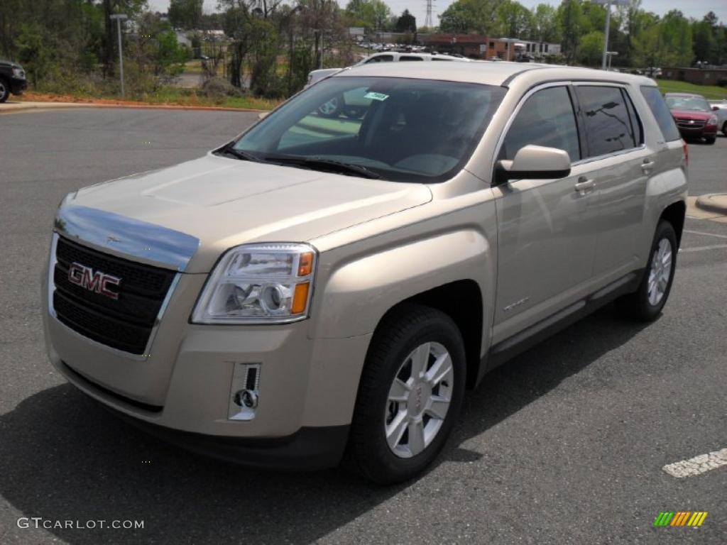 2011 Terrain SLE - Gold Mist Metallic / Jet Black photo #1