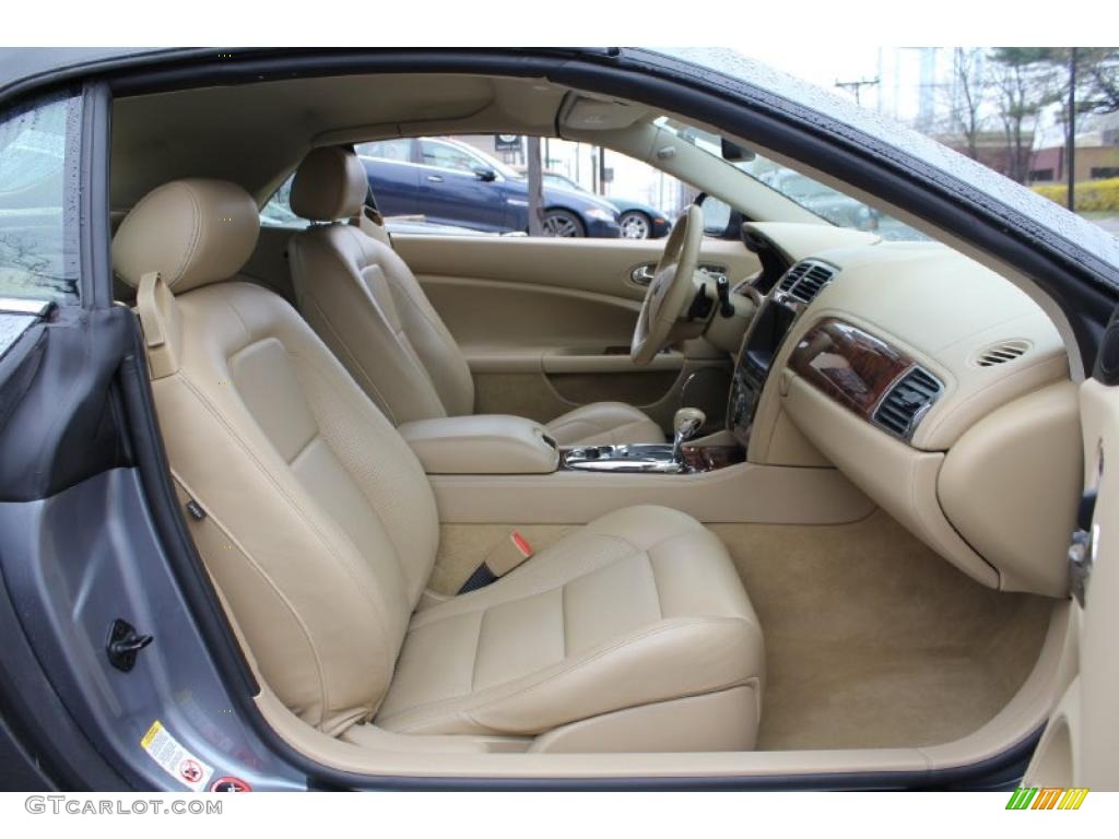 Caramel Interior 2008 Jaguar XK XK8 Convertible Photo #48087273