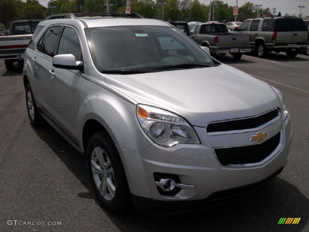 2011 Equinox LT AWD - Silver Ice Metallic / Light Titanium/Jet Black photo #5