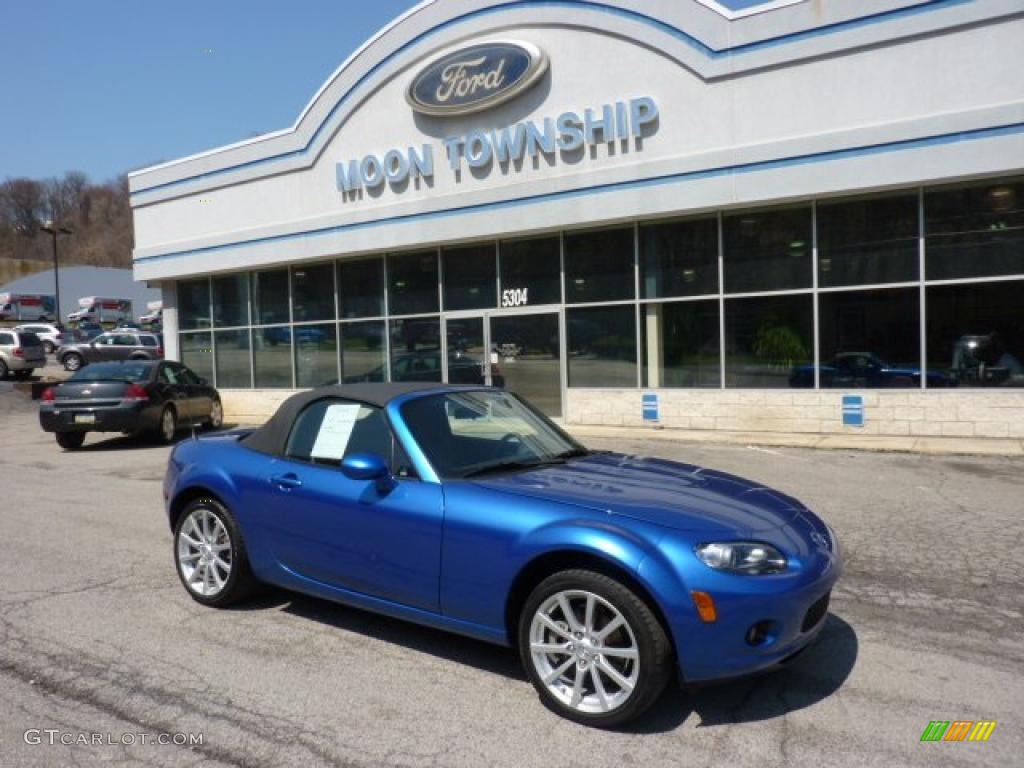 2006 MX-5 Miata Touring Roadster - Winning Blue Metallic / Black photo #1