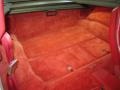 1980 Chevrolet Corvette Red Interior Trunk Photo