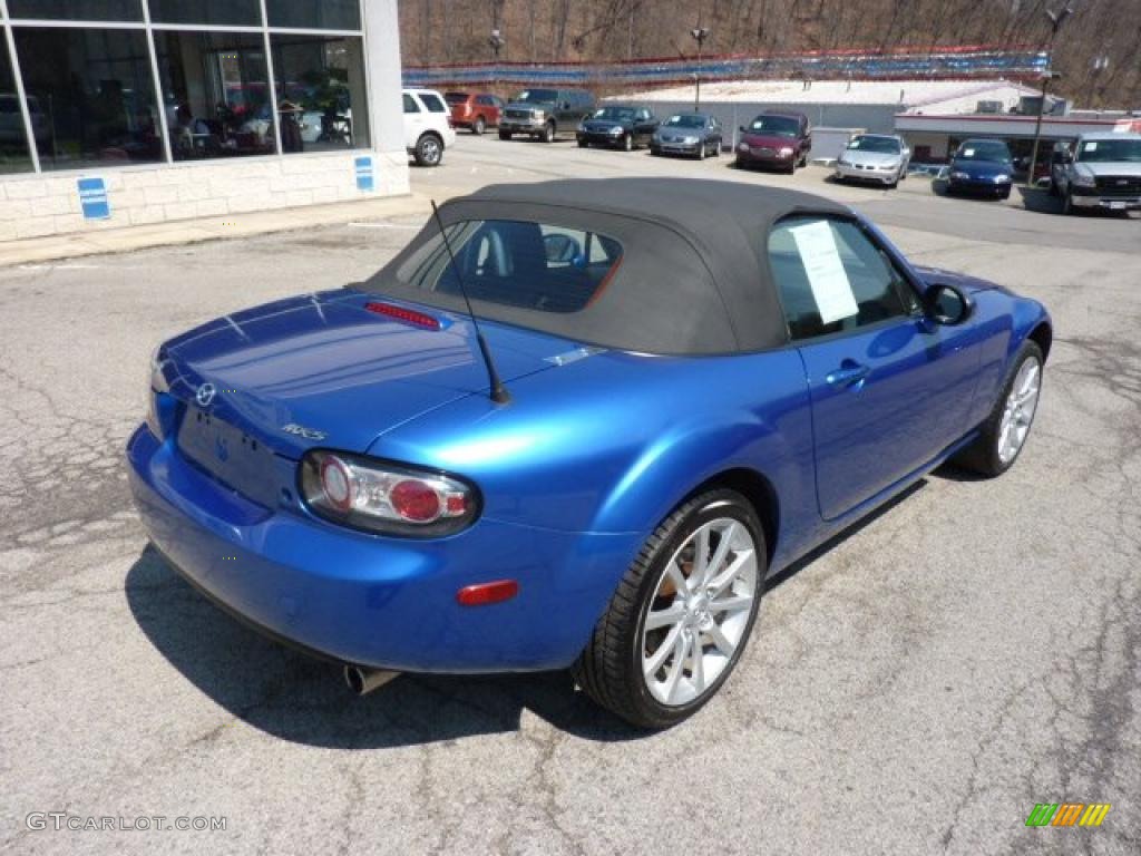 Winning Blue Metallic 2006 Mazda MX-5 Miata Touring Roadster Exterior Photo #48088200