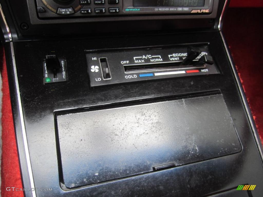 1980 Chevrolet Corvette Coupe Controls Photos