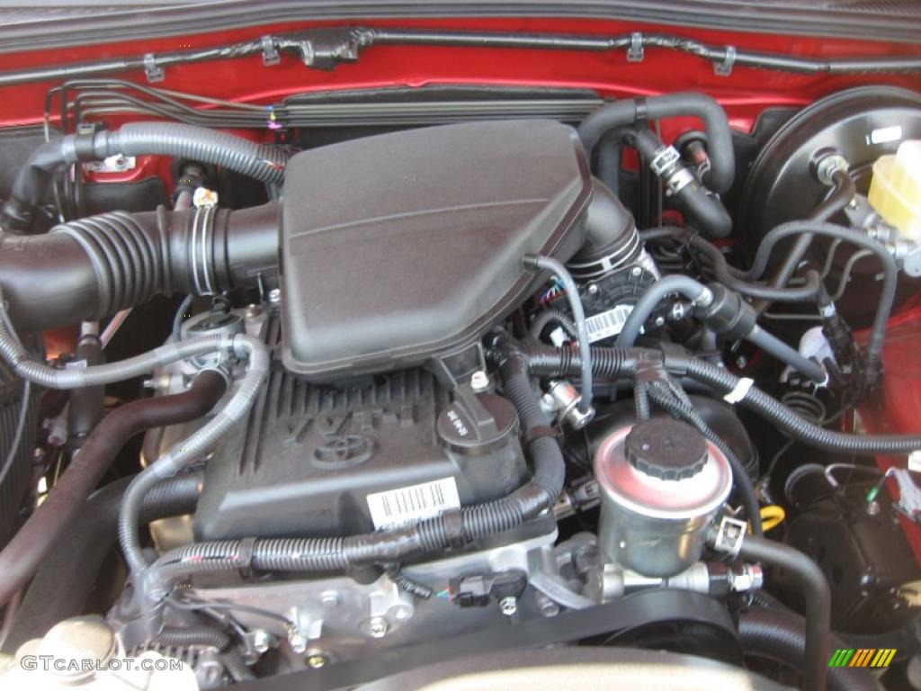 2011 Toyota Tacoma SR5 PreRunner Double Cab 2.7 Liter DOHC 16-Valve VVT-i 4 Cylinder Engine Photo #48089817