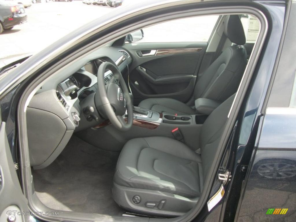 Black Interior 2011 Audi A4 2.0T quattro Sedan Photo #48089871