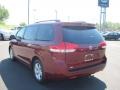 2011 Salsa Red Pearl Toyota Sienna LE  photo #3