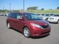 2011 Salsa Red Pearl Toyota Sienna LE  photo #7