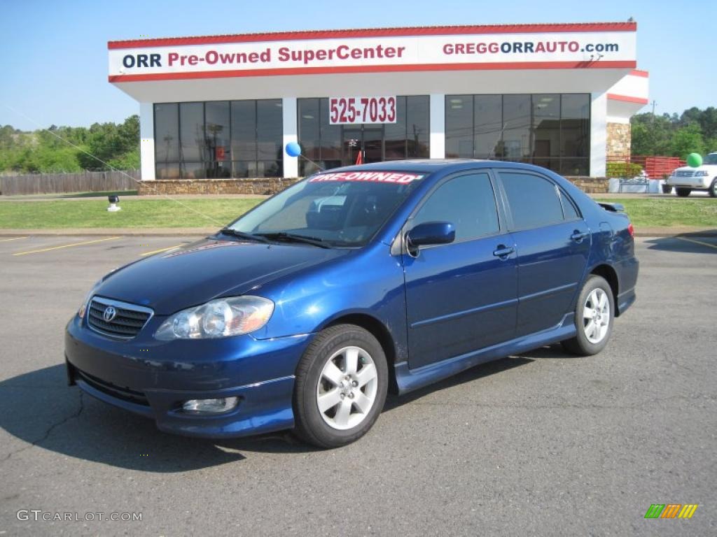 2006 Corolla S - Indigo Ink Pearl / Dark Charcoal photo #1