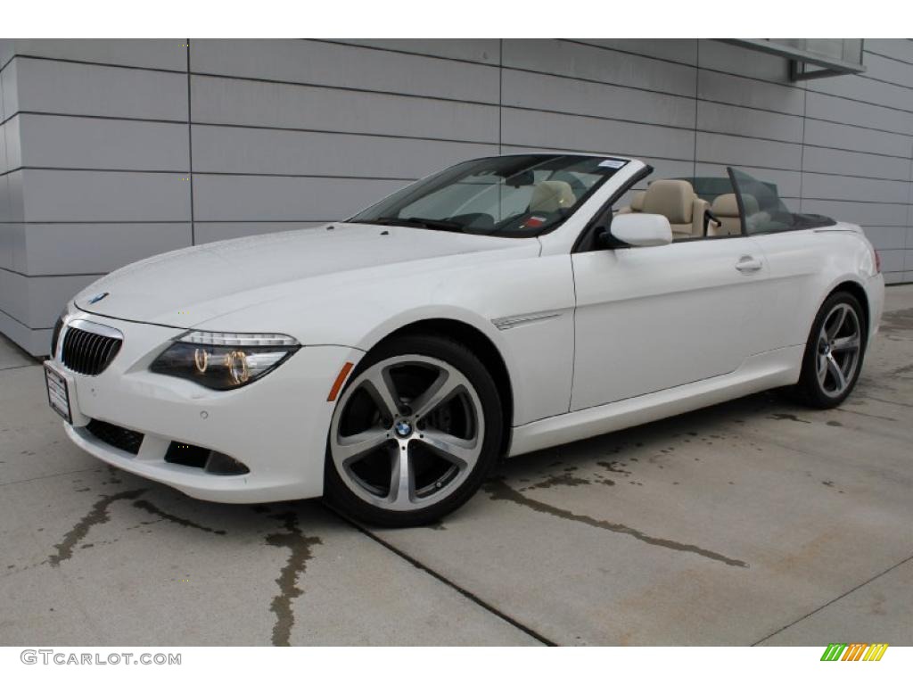 2008 6 Series 650i Convertible - Alpine White / Cream Beige photo #1