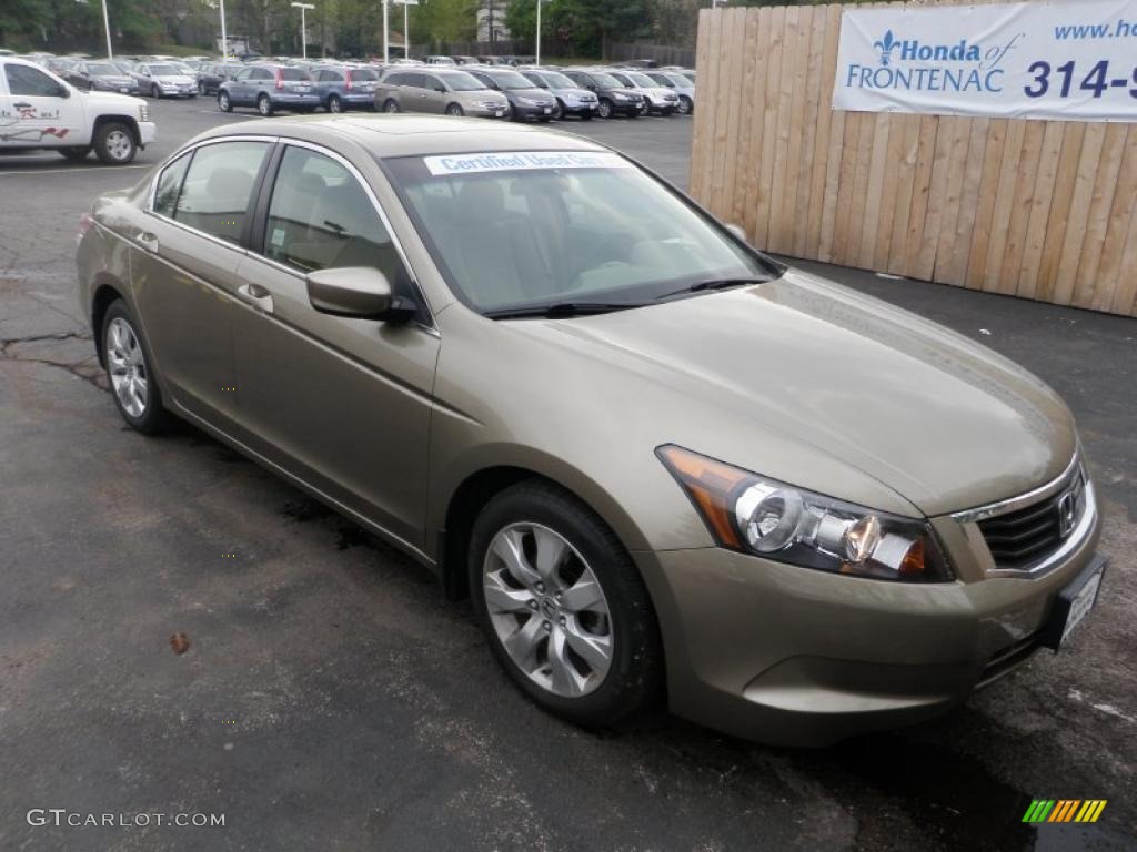 2008 Accord EX Sedan - Bold Beige Metallic / Ivory photo #1